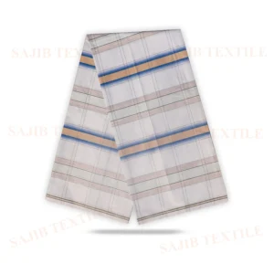 Pure Cotton White Check Lungi