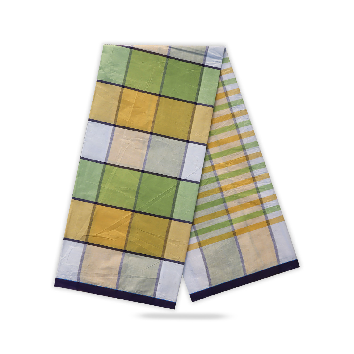 Multi-color Light Check Lungi- 2 Part
