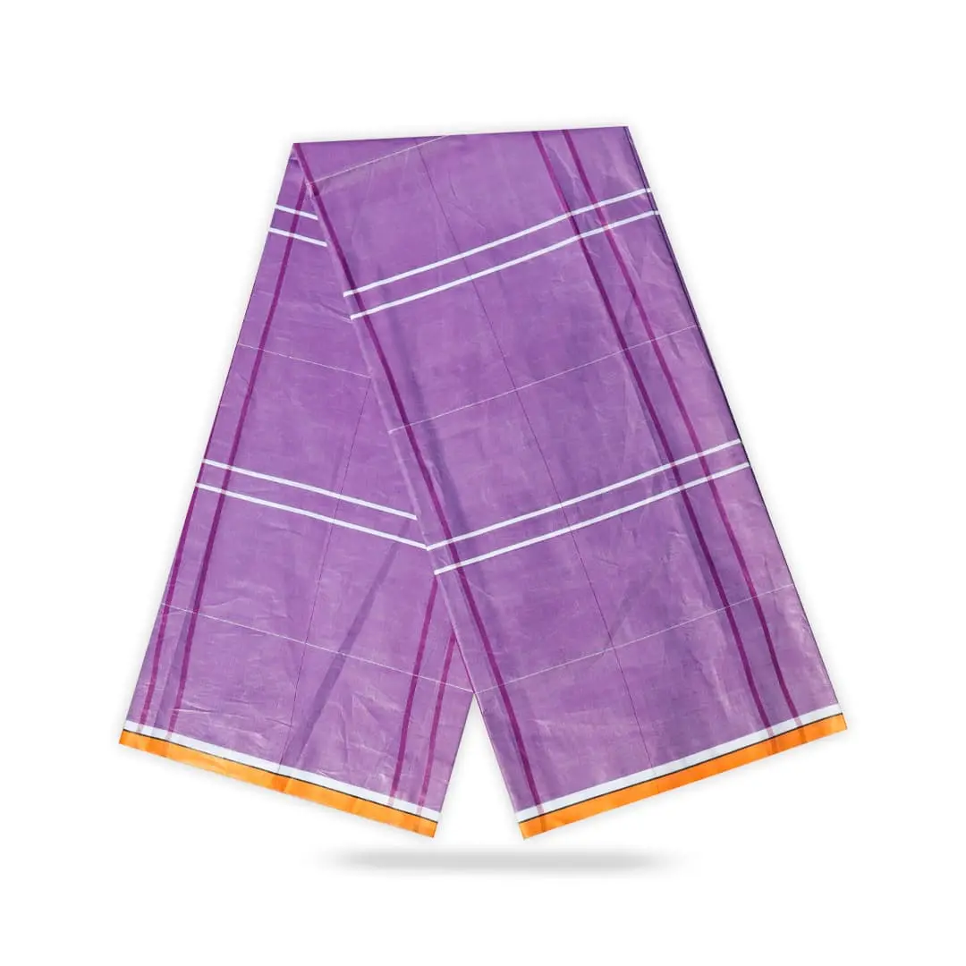 Traditional Purple Check Lungi