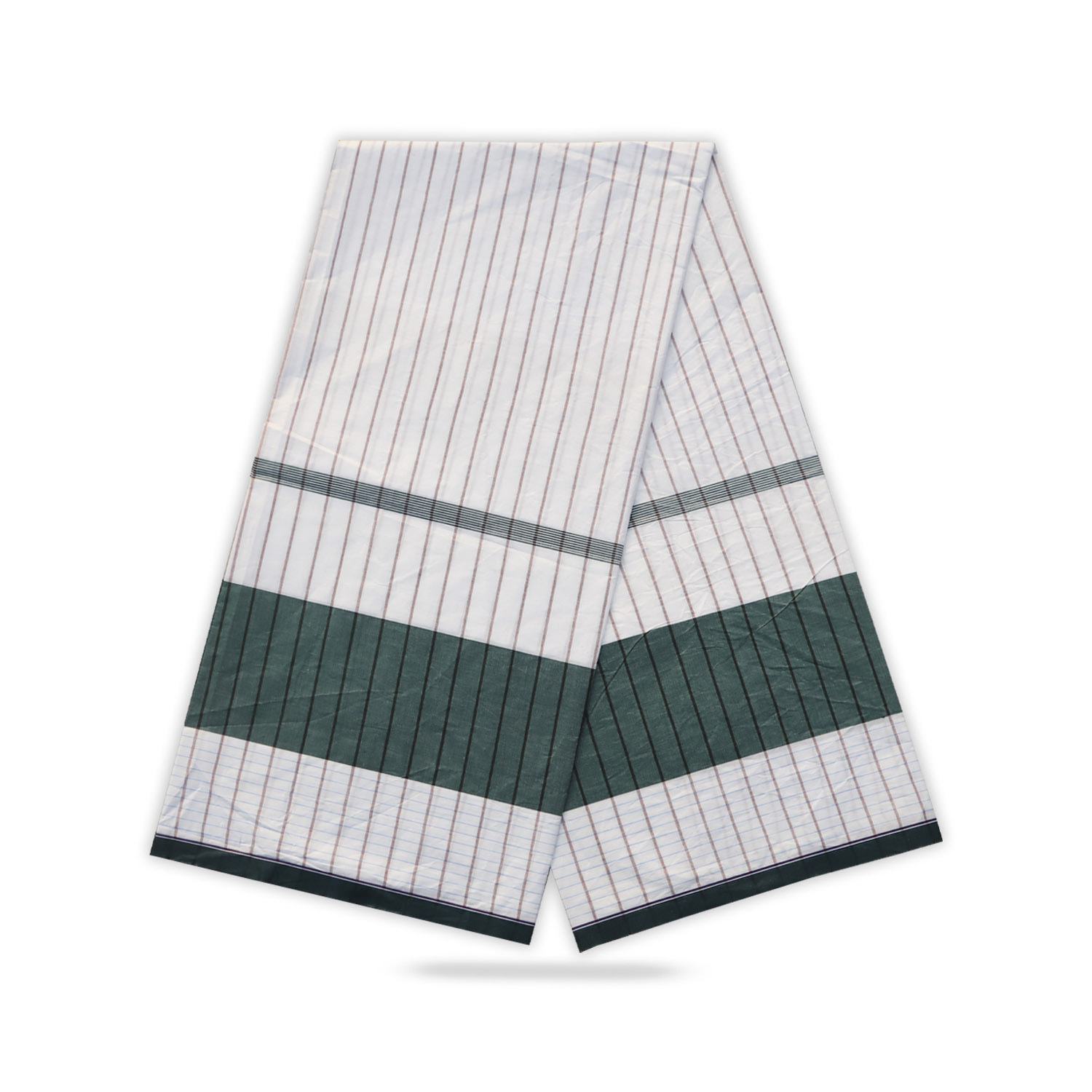 Modern Classic Stripe Check Lungi- pure comfort