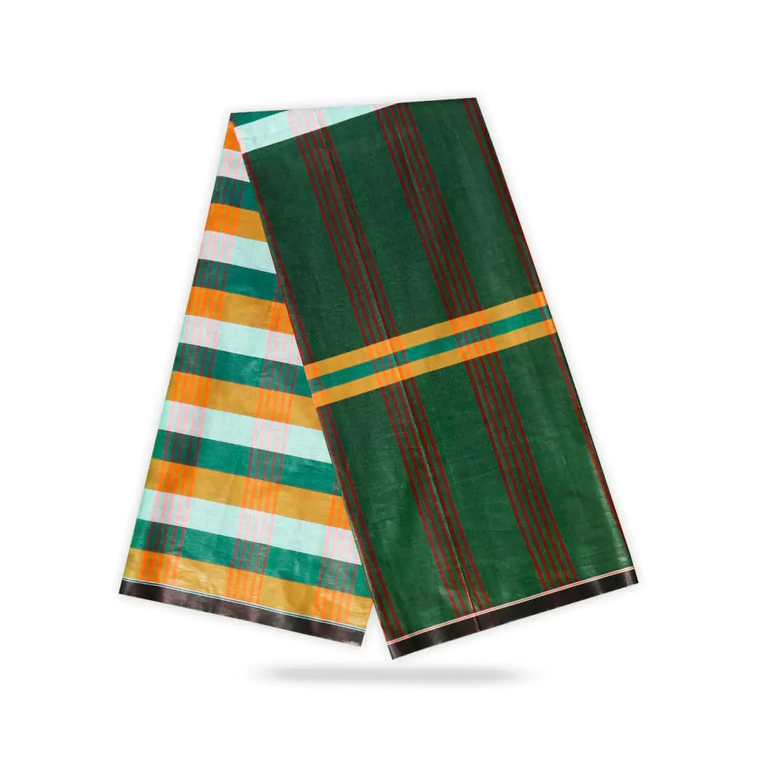 Heritage Ocean Dual Harmony Check Lungi