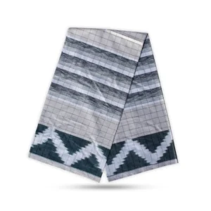 Elegant Modern Check Lungi- Grey