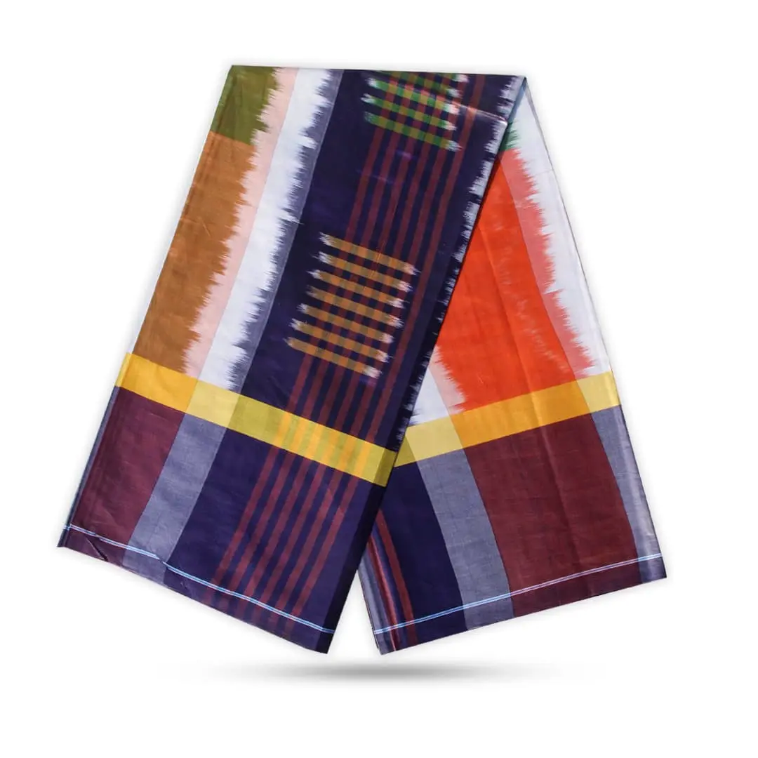 Premium Multi-Color Ikat Cotton Lungi
