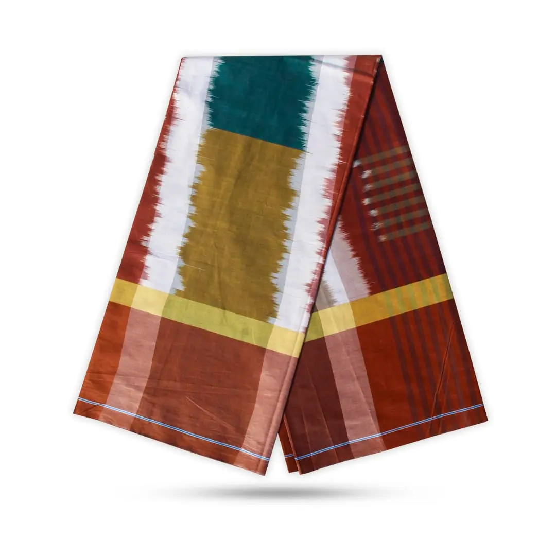 Premium Multi-Color Ikat Cotton Lungi