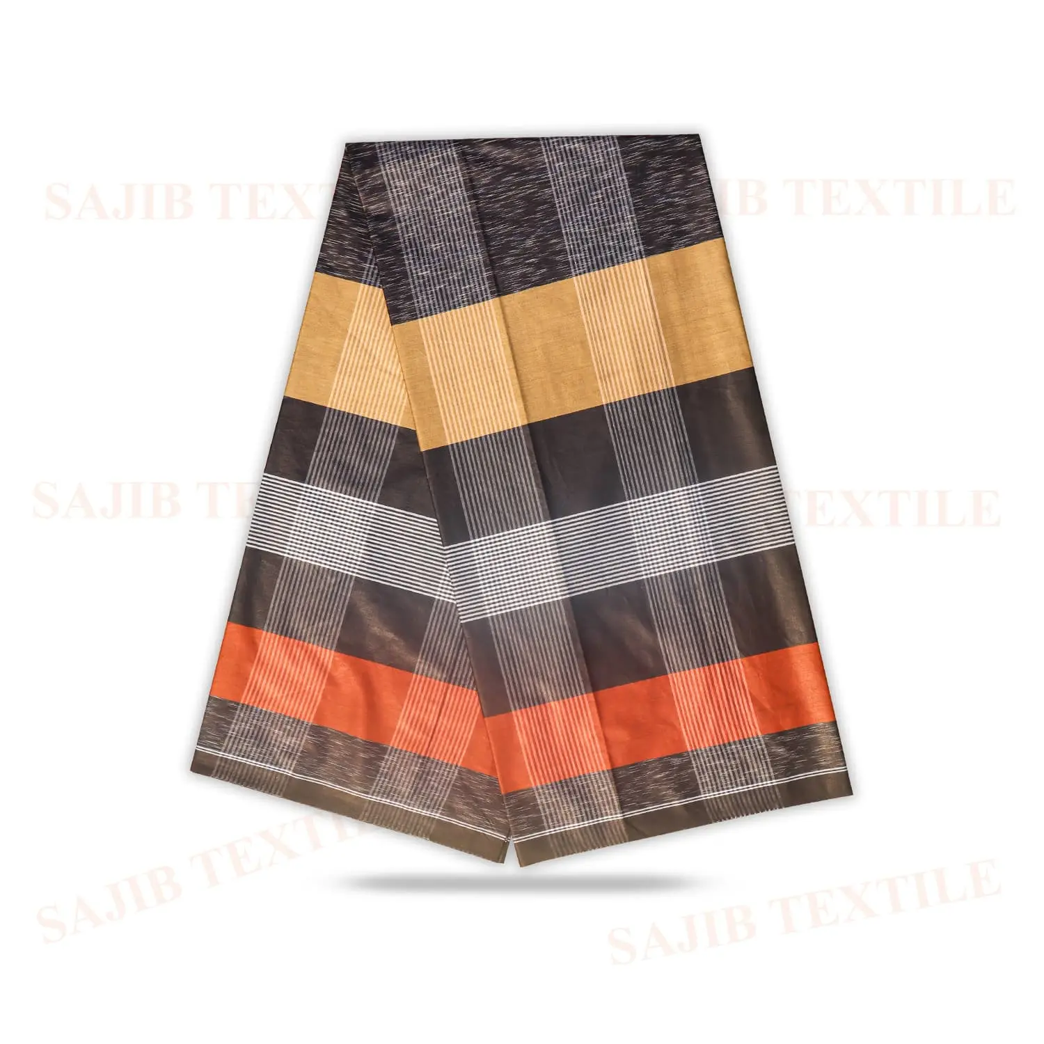 Classic Black Brown Checked Soft Cotton Lungi